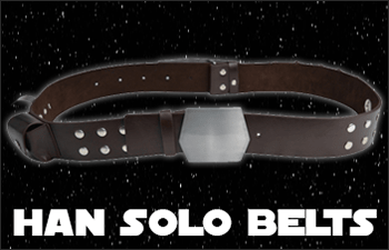 Star Wars Han Solo Belt and Holsters with Greeblies available at www.Jedi-Robe.com - The Star Wars Shop