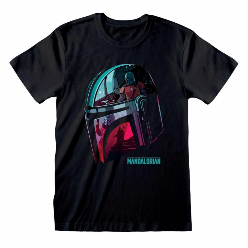 Star Wars T-Shirts - Mandalorian Helmet Reflection (Unisex)