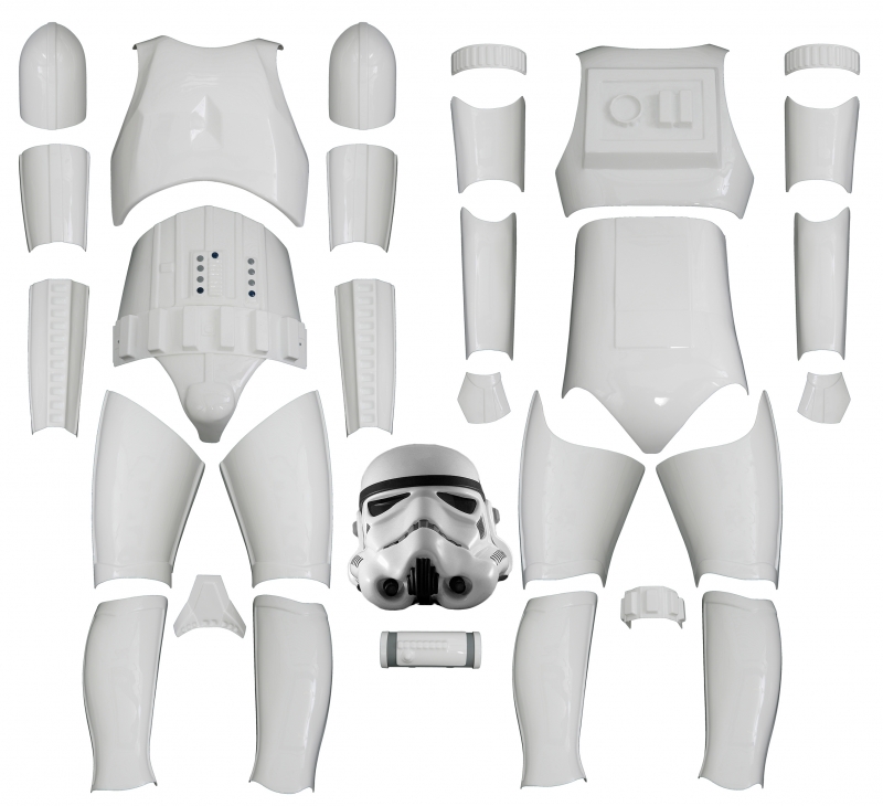 Star Wars Stormtrooper Costume Armour Kit Version 2 - with Helmet