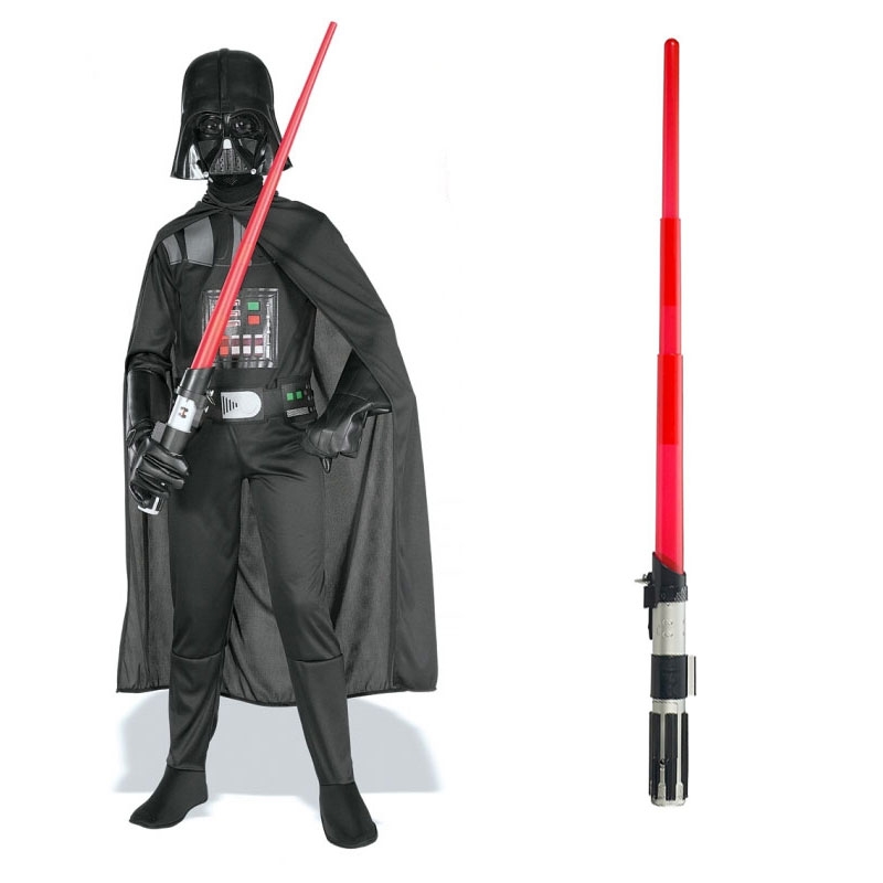 Star Wars Costume Child Lightsaber Bundle - Basic Darth Vader