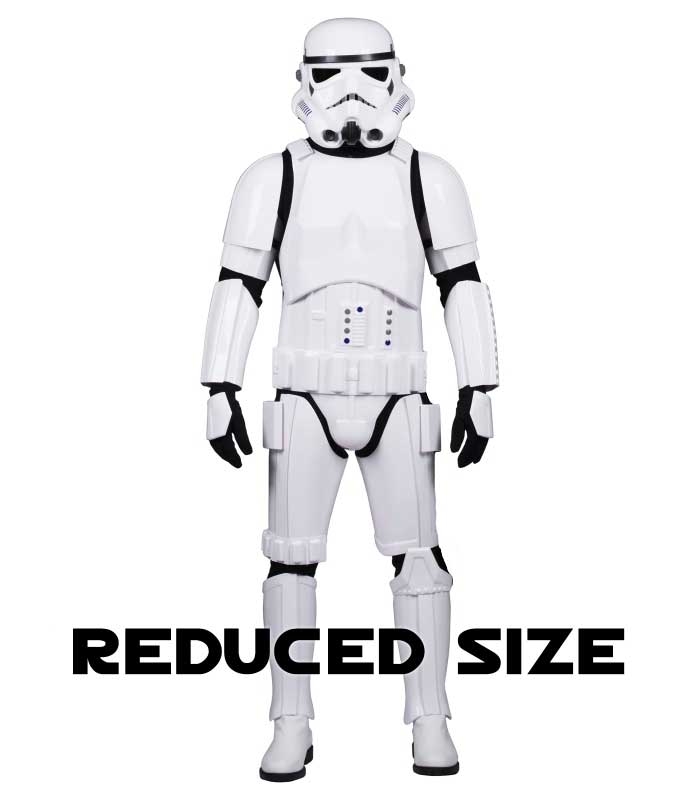 Star Wars Stormtrooper Costume Armour Fully Strapped with Soft Parts -  REDUCED SIZE