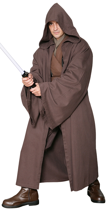 Star Wars Jedi Knight Jedi Robe ONLY - Dark Brown - Excellent Quality