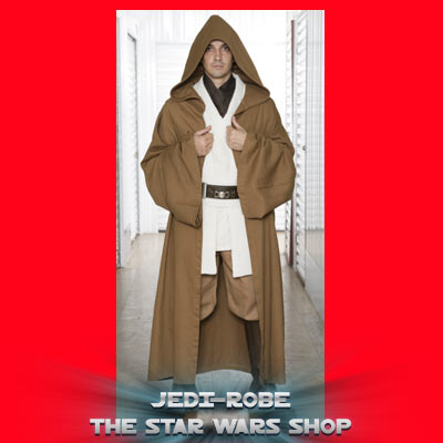 Star Wars JEDI ROBE Only   OBI LIGHT BROWN   Costume  